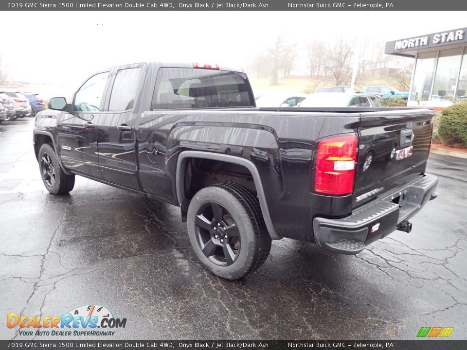 2019 GMC Sierra 1500 Limited Elevation Double Cab 4WD Onyx Black / Jet Black/Dark Ash Photo #3