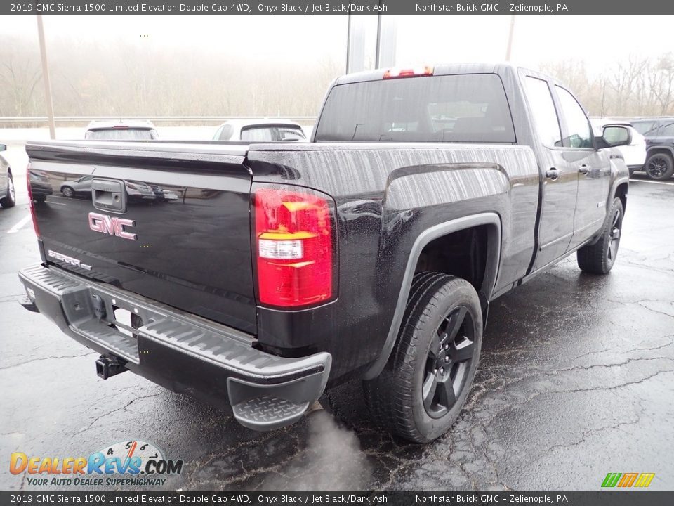 2019 GMC Sierra 1500 Limited Elevation Double Cab 4WD Onyx Black / Jet Black/Dark Ash Photo #6