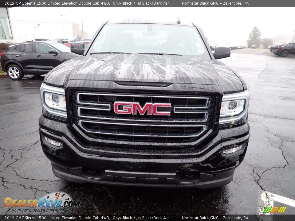 2019 GMC Sierra 1500 Limited Elevation Double Cab 4WD Onyx Black / Jet Black/Dark Ash Photo #11