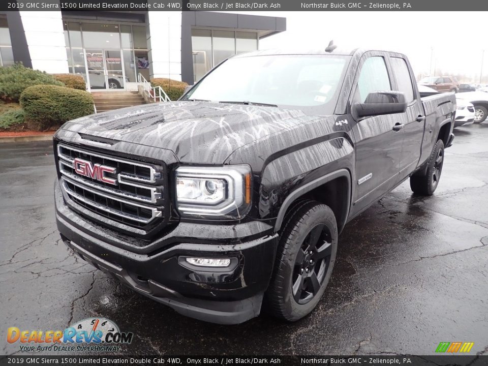 2019 GMC Sierra 1500 Limited Elevation Double Cab 4WD Onyx Black / Jet Black/Dark Ash Photo #12