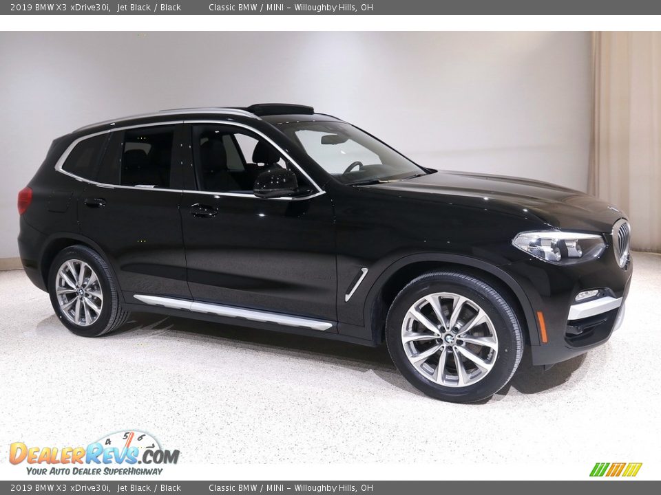 2019 BMW X3 xDrive30i Jet Black / Black Photo #1