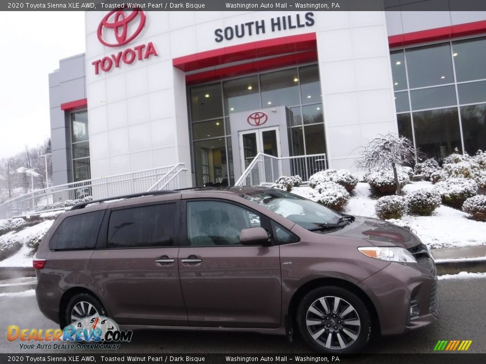 2020 Toyota Sienna XLE AWD Toasted Walnut Pearl / Dark Bisque Photo #2