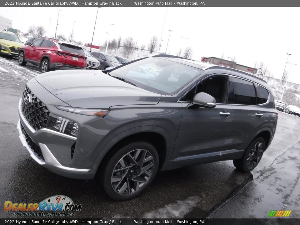 2022 Hyundai Santa Fe Calligraphy AWD Hampton Gray / Black Photo #6