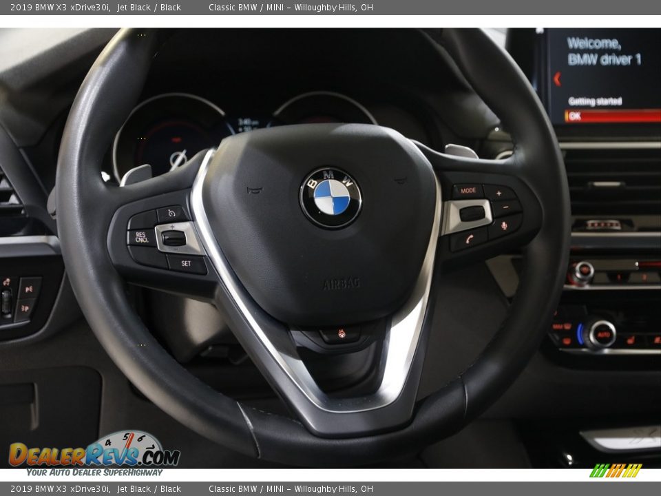 2019 BMW X3 xDrive30i Jet Black / Black Photo #7