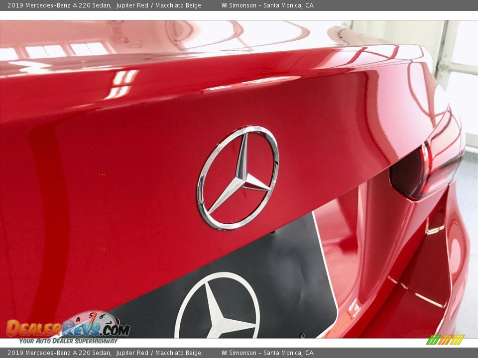 2019 Mercedes-Benz A 220 Sedan Jupiter Red / Macchiato Beige Photo #7