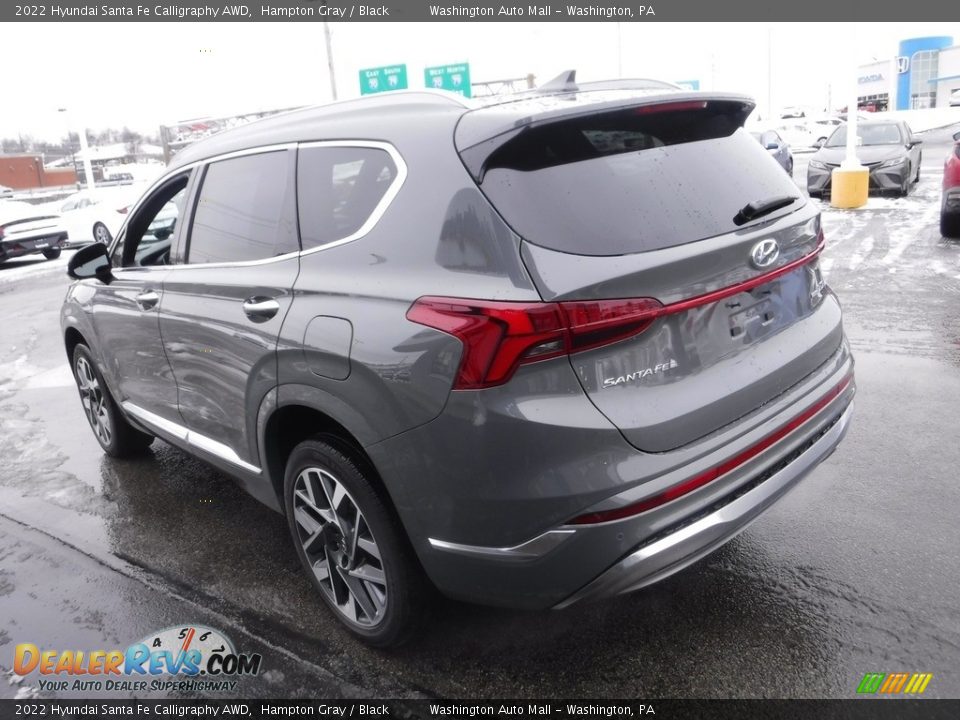 2022 Hyundai Santa Fe Calligraphy AWD Hampton Gray / Black Photo #8