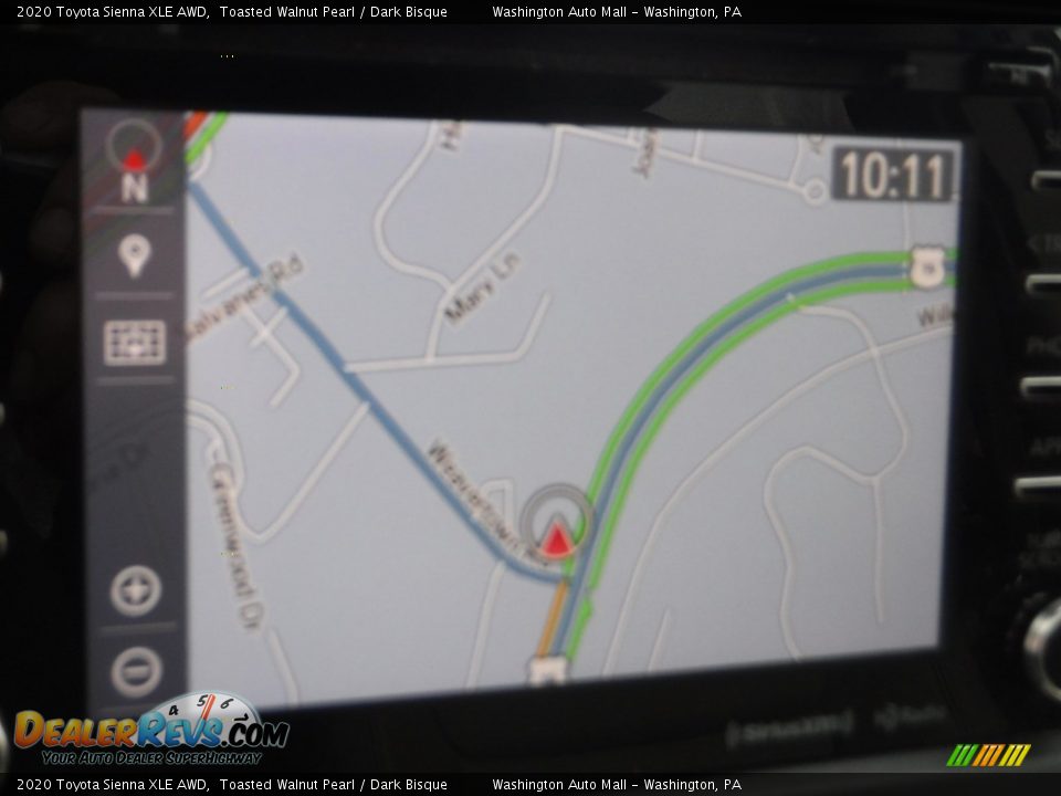 Navigation of 2020 Toyota Sienna XLE AWD Photo #10