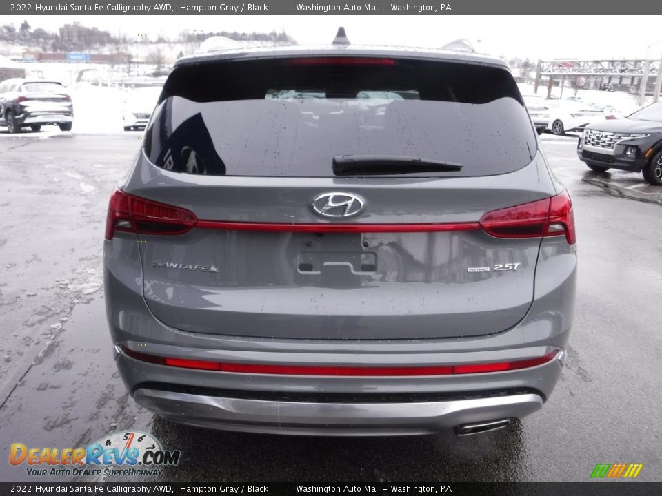 2022 Hyundai Santa Fe Calligraphy AWD Hampton Gray / Black Photo #9