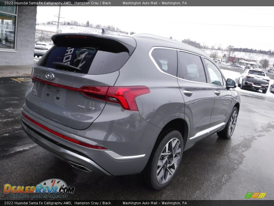 2022 Hyundai Santa Fe Calligraphy AWD Hampton Gray / Black Photo #10