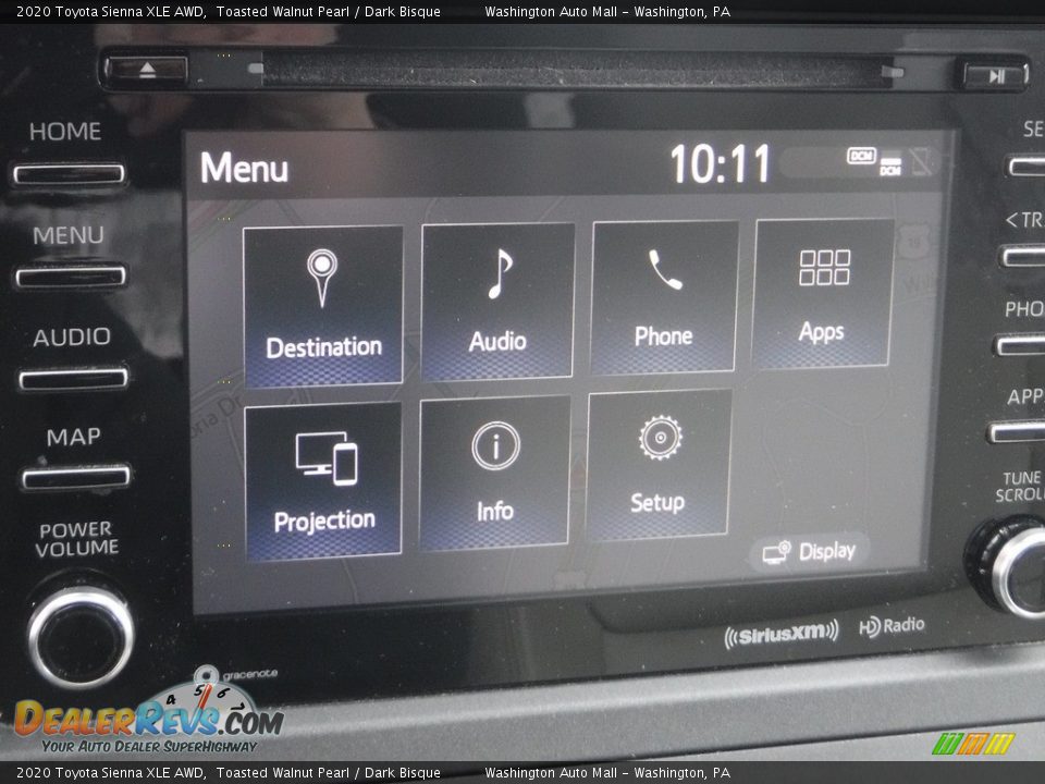 Controls of 2020 Toyota Sienna XLE AWD Photo #13