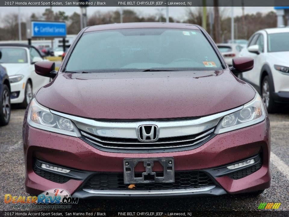 2017 Honda Accord Sport Sedan San Marino Red / Black Photo #2