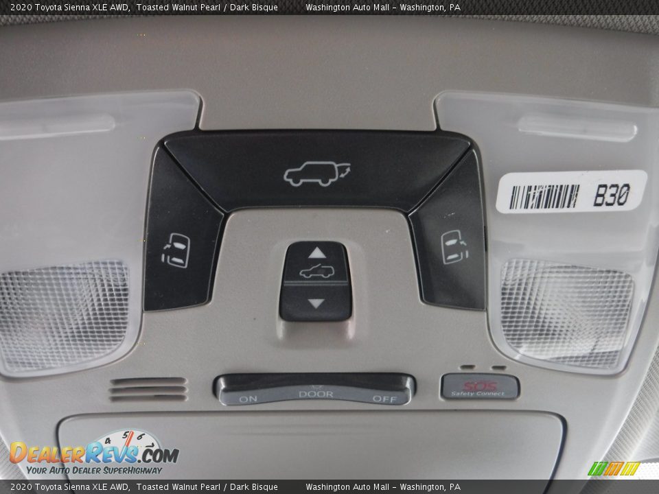 Controls of 2020 Toyota Sienna XLE AWD Photo #14