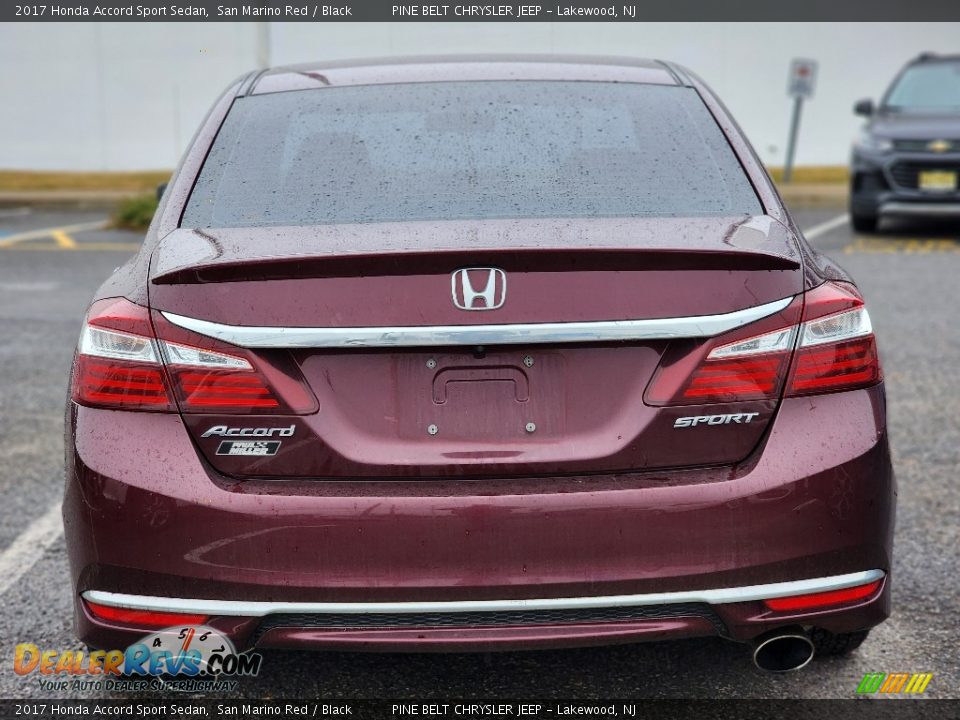 2017 Honda Accord Sport Sedan San Marino Red / Black Photo #4