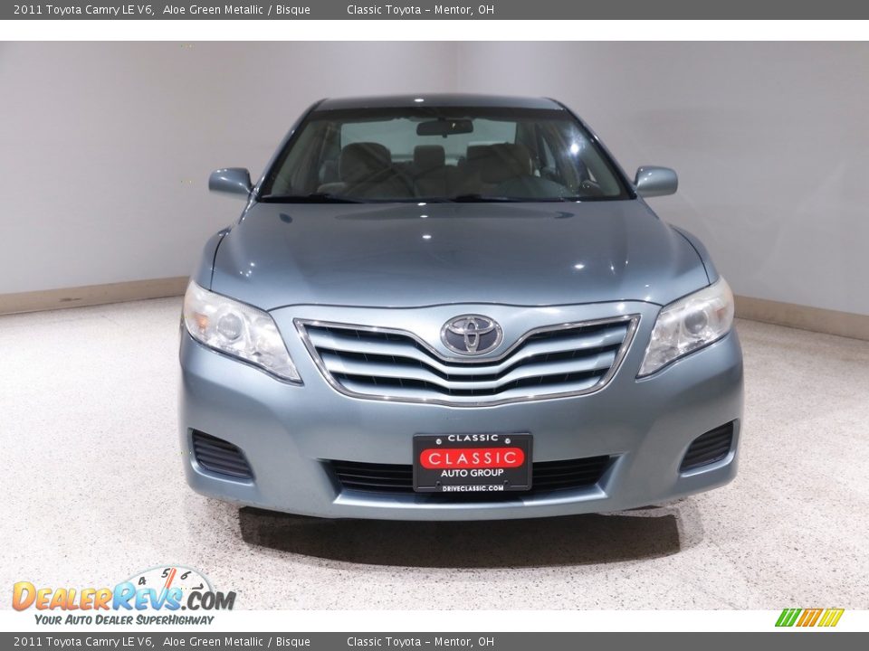 2011 Toyota Camry LE V6 Aloe Green Metallic / Bisque Photo #2