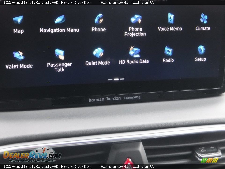 2022 Hyundai Santa Fe Calligraphy AWD Hampton Gray / Black Photo #28