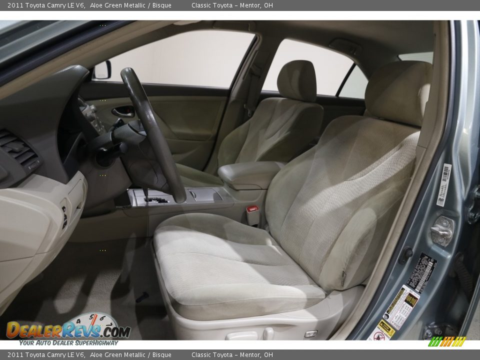 2011 Toyota Camry LE V6 Aloe Green Metallic / Bisque Photo #5
