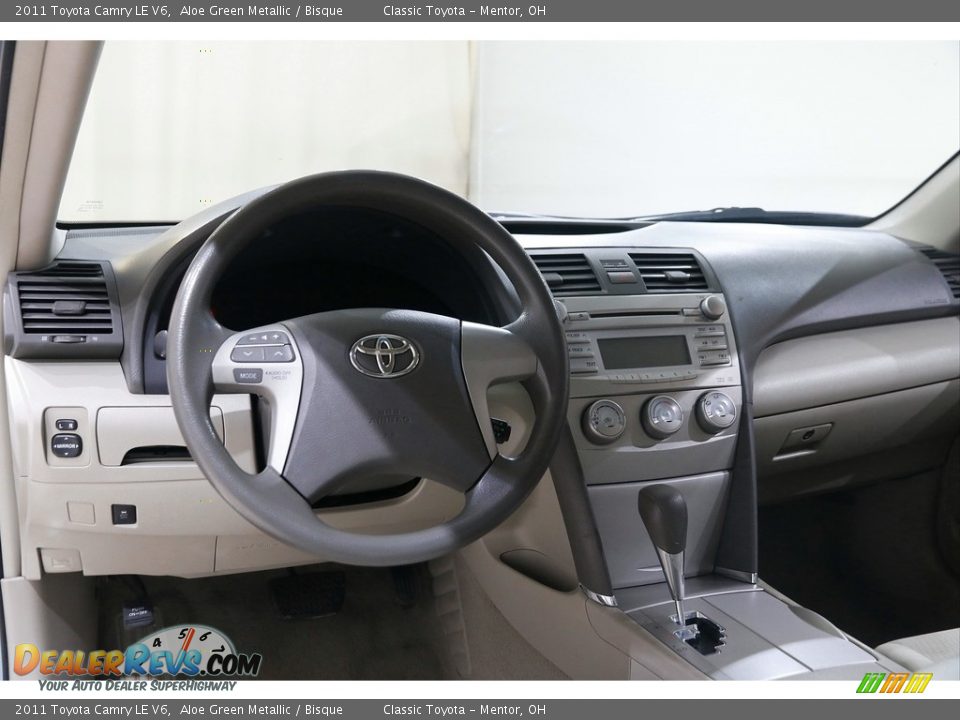 2011 Toyota Camry LE V6 Aloe Green Metallic / Bisque Photo #6