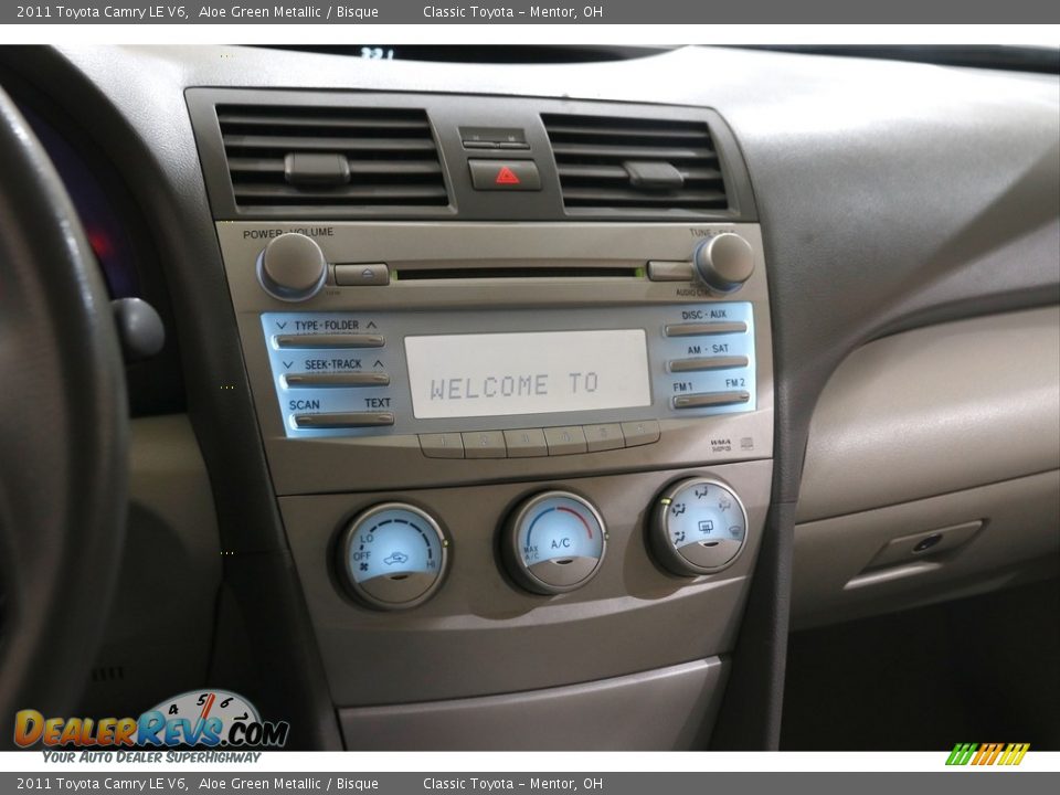 2011 Toyota Camry LE V6 Aloe Green Metallic / Bisque Photo #9