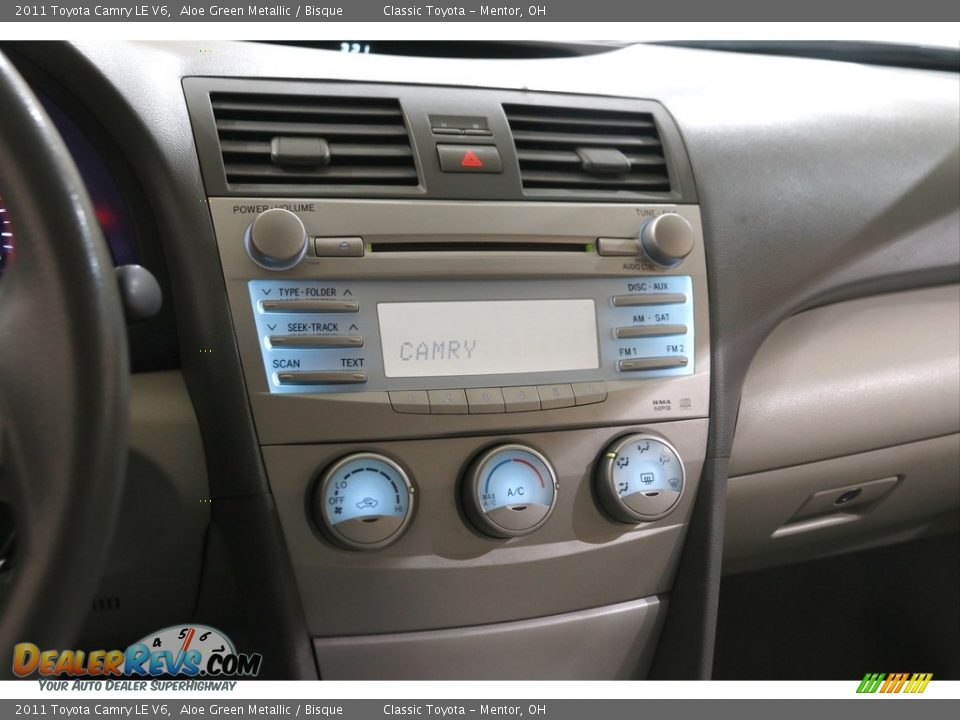 2011 Toyota Camry LE V6 Aloe Green Metallic / Bisque Photo #10