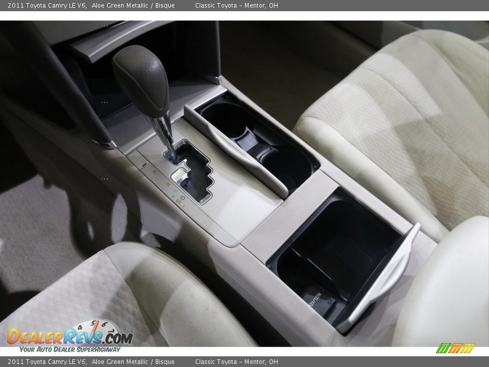 2011 Toyota Camry LE V6 Aloe Green Metallic / Bisque Photo #13