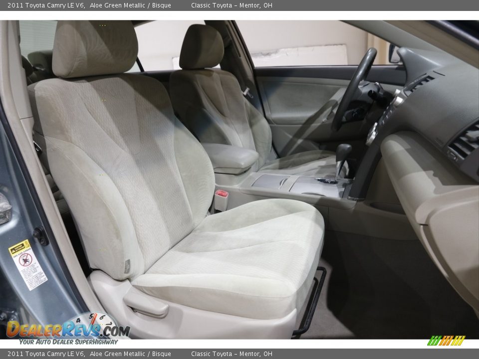 2011 Toyota Camry LE V6 Aloe Green Metallic / Bisque Photo #14