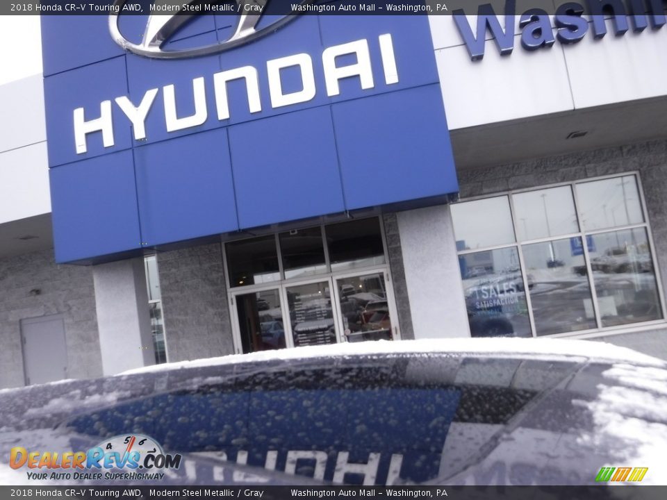 2018 Honda CR-V Touring AWD Modern Steel Metallic / Gray Photo #3