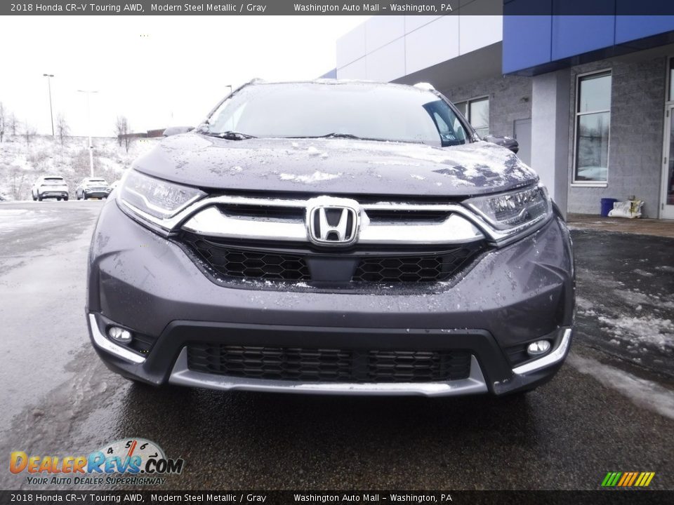 2018 Honda CR-V Touring AWD Modern Steel Metallic / Gray Photo #4