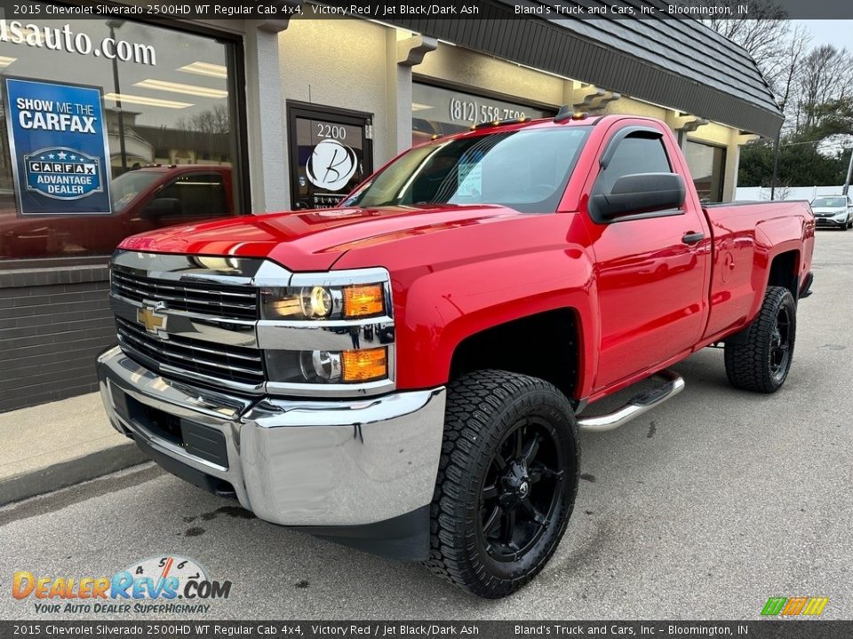 2015 Chevrolet Silverado 2500HD WT Regular Cab 4x4 Victory Red / Jet Black/Dark Ash Photo #2