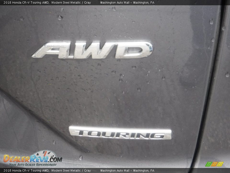 2018 Honda CR-V Touring AWD Modern Steel Metallic / Gray Photo #10