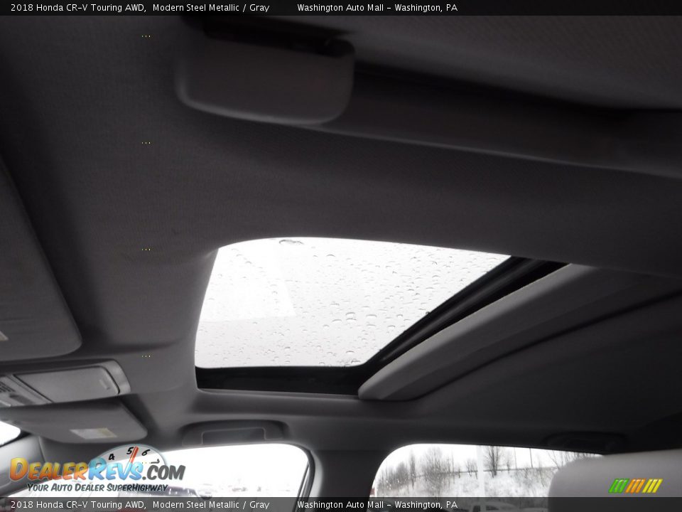 2018 Honda CR-V Touring AWD Modern Steel Metallic / Gray Photo #11
