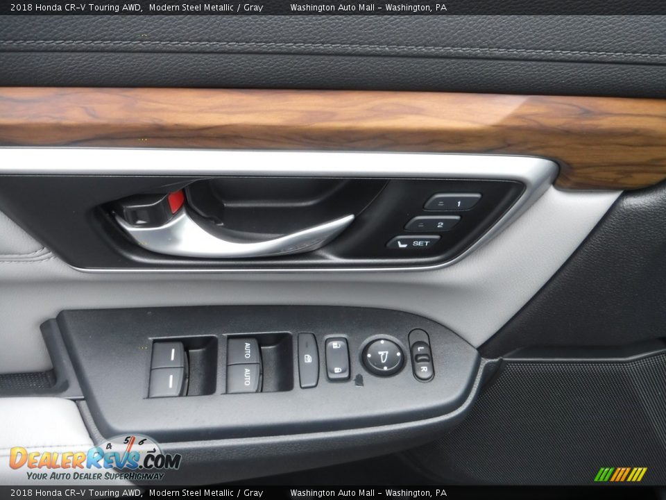 2018 Honda CR-V Touring AWD Modern Steel Metallic / Gray Photo #13