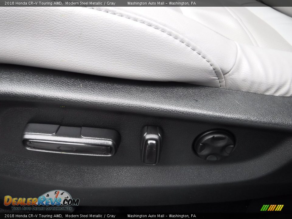 2018 Honda CR-V Touring AWD Modern Steel Metallic / Gray Photo #15