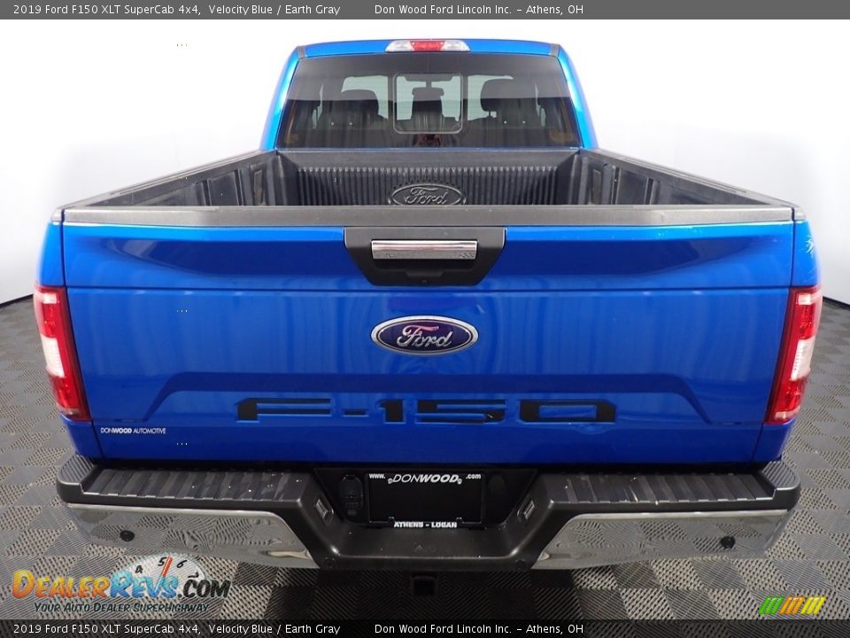 2019 Ford F150 XLT SuperCab 4x4 Velocity Blue / Earth Gray Photo #13