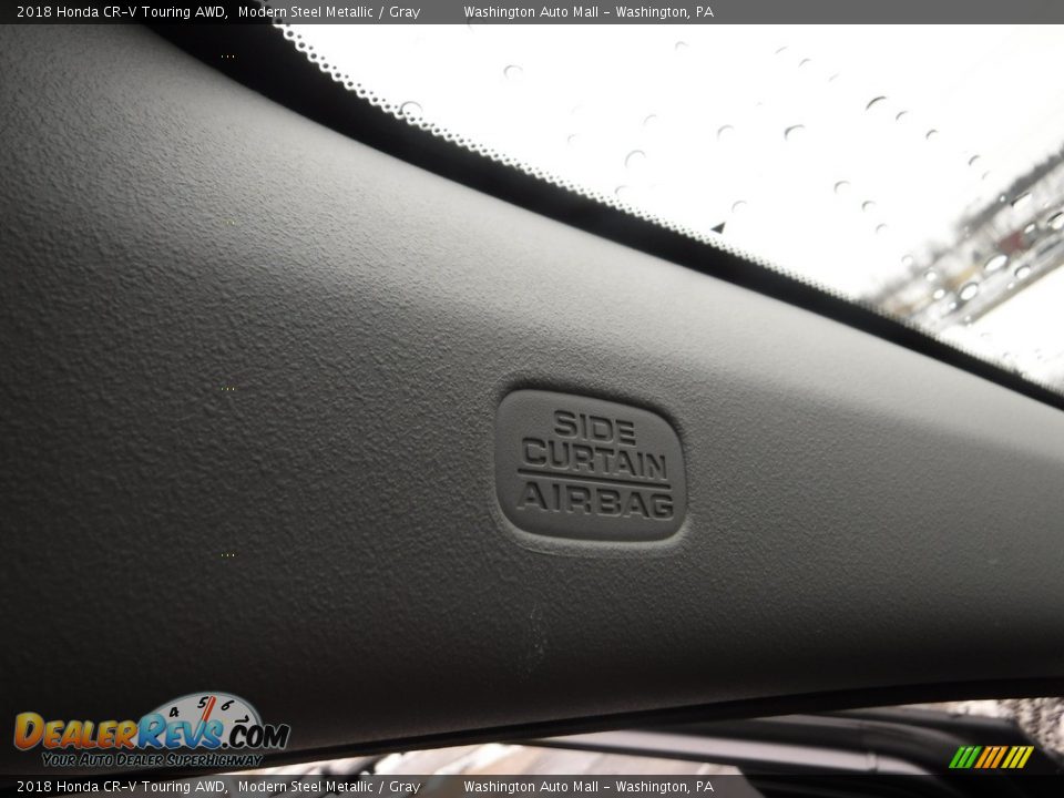 2018 Honda CR-V Touring AWD Modern Steel Metallic / Gray Photo #17