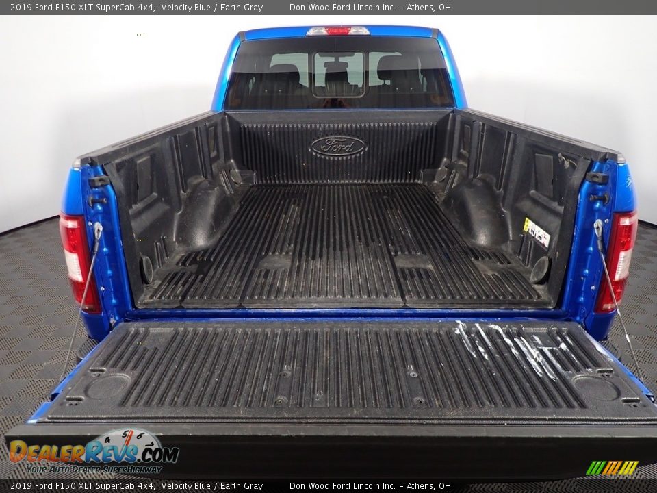 2019 Ford F150 XLT SuperCab 4x4 Velocity Blue / Earth Gray Photo #14