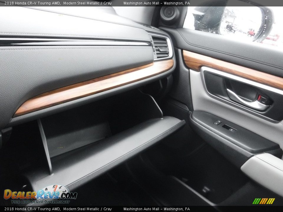 2018 Honda CR-V Touring AWD Modern Steel Metallic / Gray Photo #18