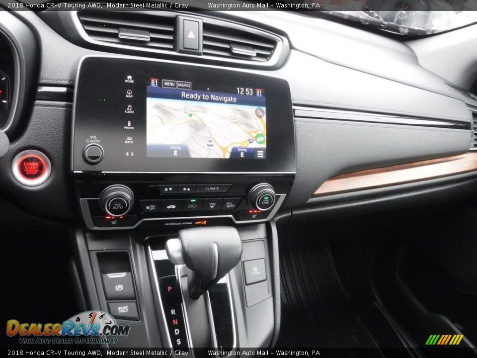 2018 Honda CR-V Touring AWD Modern Steel Metallic / Gray Photo #19