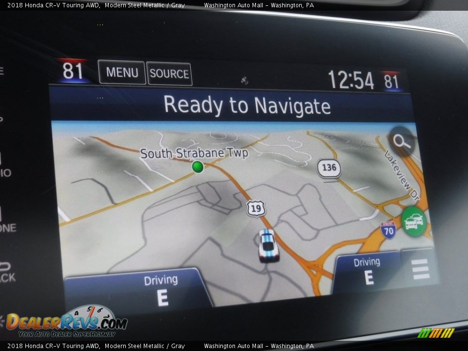 2018 Honda CR-V Touring AWD Modern Steel Metallic / Gray Photo #20