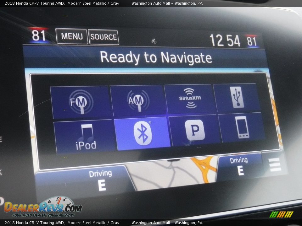 2018 Honda CR-V Touring AWD Modern Steel Metallic / Gray Photo #21