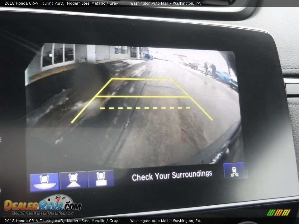 2018 Honda CR-V Touring AWD Modern Steel Metallic / Gray Photo #23