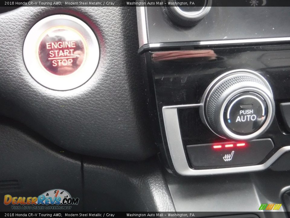 2018 Honda CR-V Touring AWD Modern Steel Metallic / Gray Photo #24