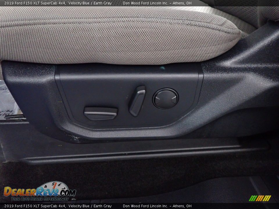2019 Ford F150 XLT SuperCab 4x4 Velocity Blue / Earth Gray Photo #20