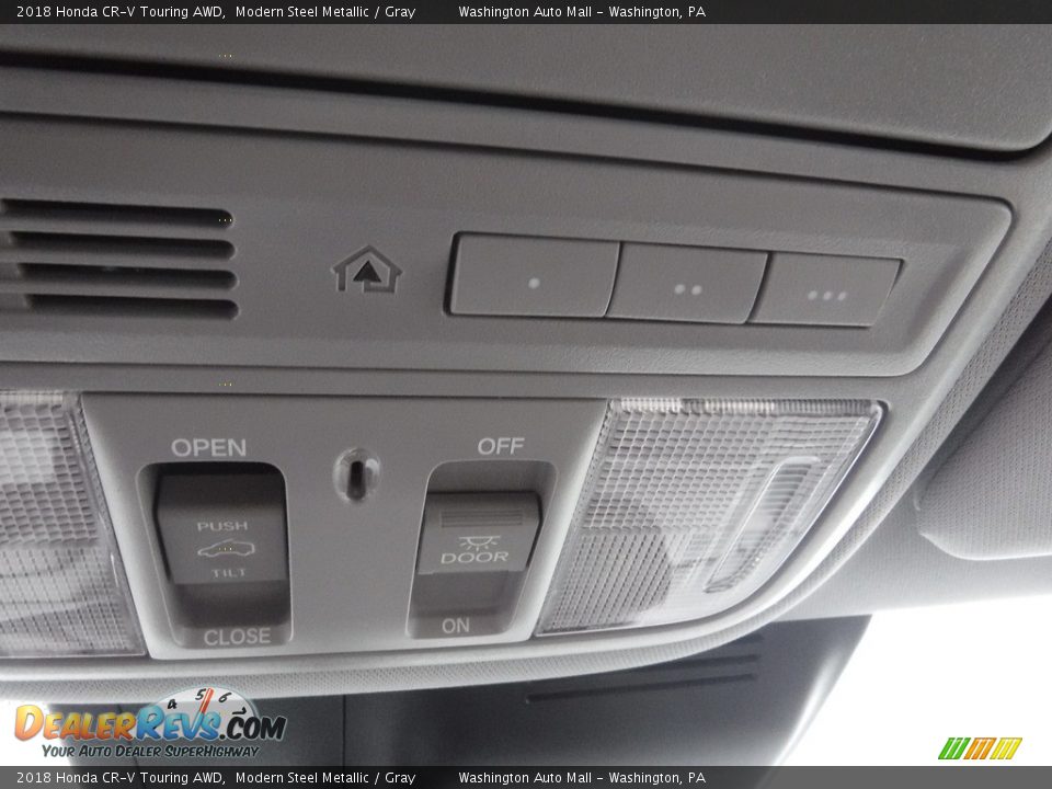 2018 Honda CR-V Touring AWD Modern Steel Metallic / Gray Photo #25
