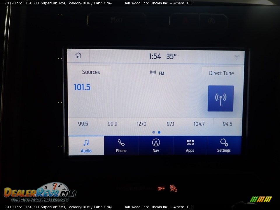 2019 Ford F150 XLT SuperCab 4x4 Velocity Blue / Earth Gray Photo #23