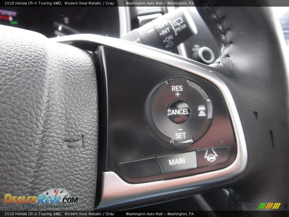 2018 Honda CR-V Touring AWD Modern Steel Metallic / Gray Photo #28