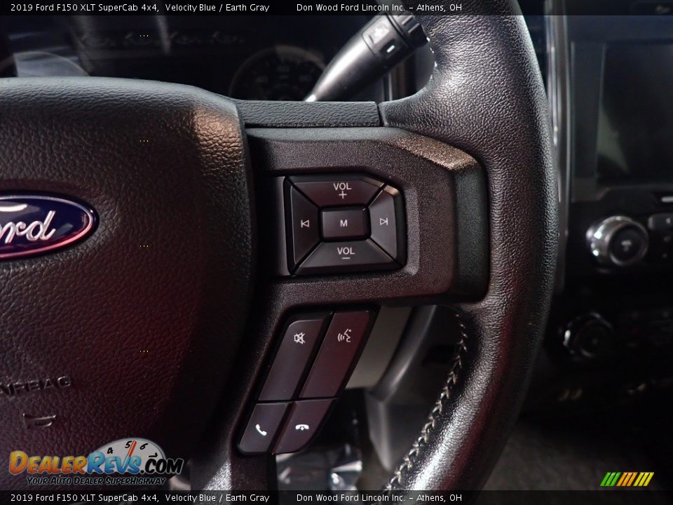 2019 Ford F150 XLT SuperCab 4x4 Velocity Blue / Earth Gray Photo #27
