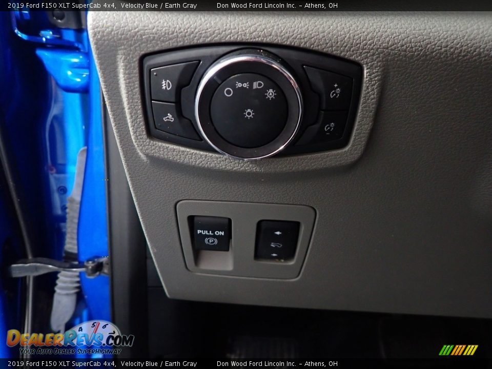 2019 Ford F150 XLT SuperCab 4x4 Velocity Blue / Earth Gray Photo #28