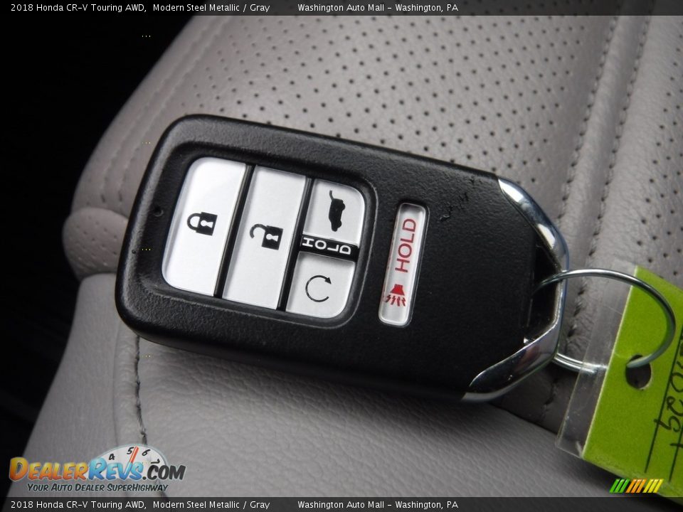 2018 Honda CR-V Touring AWD Modern Steel Metallic / Gray Photo #33