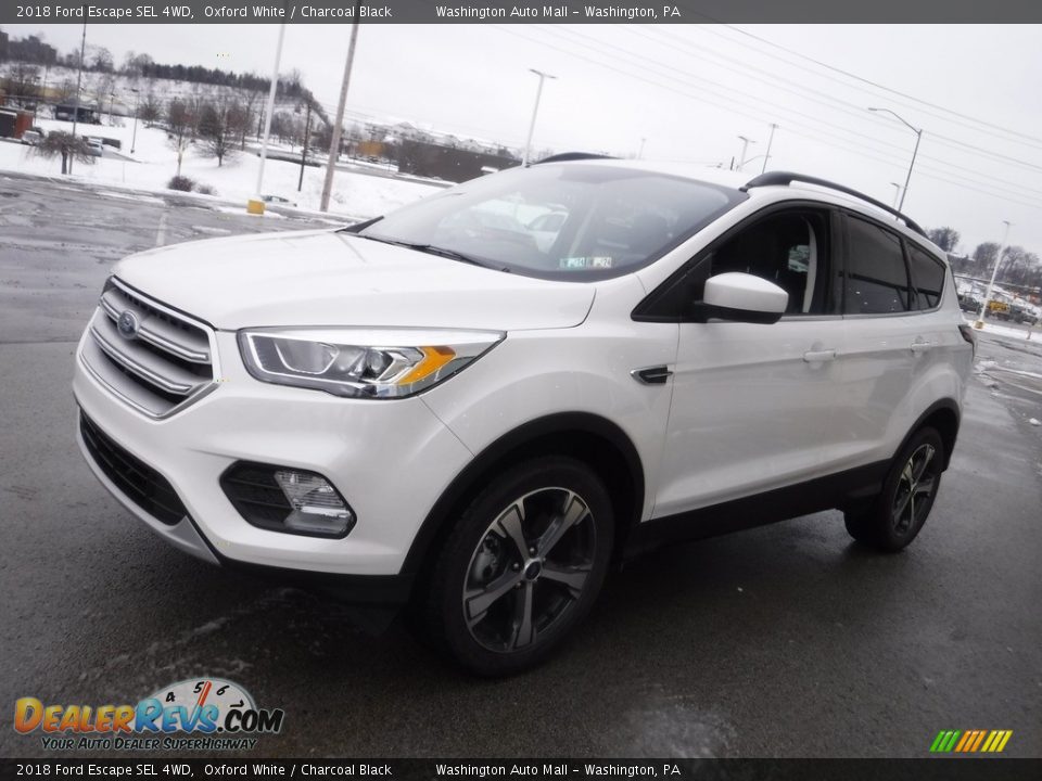 2018 Ford Escape SEL 4WD Oxford White / Charcoal Black Photo #5