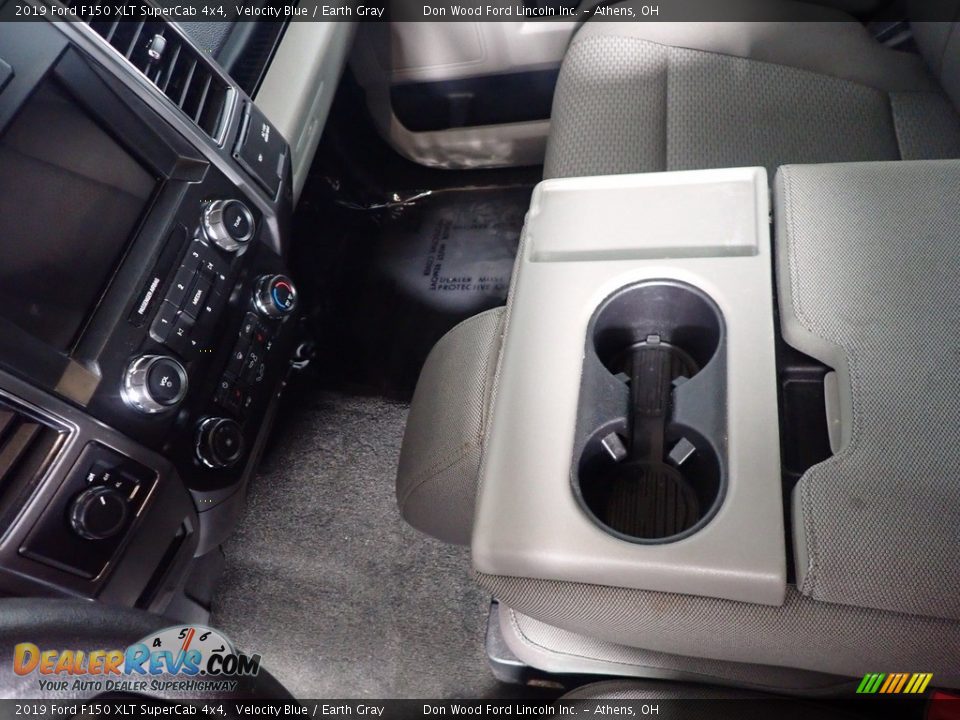 2019 Ford F150 XLT SuperCab 4x4 Velocity Blue / Earth Gray Photo #30